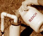 Pour two gallons of regular unscented bleach into the well head. Shocking a well image of bleaching a well.