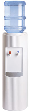 Fluted Bottled Water Cooler. Fluted Bottled Water Cooler.